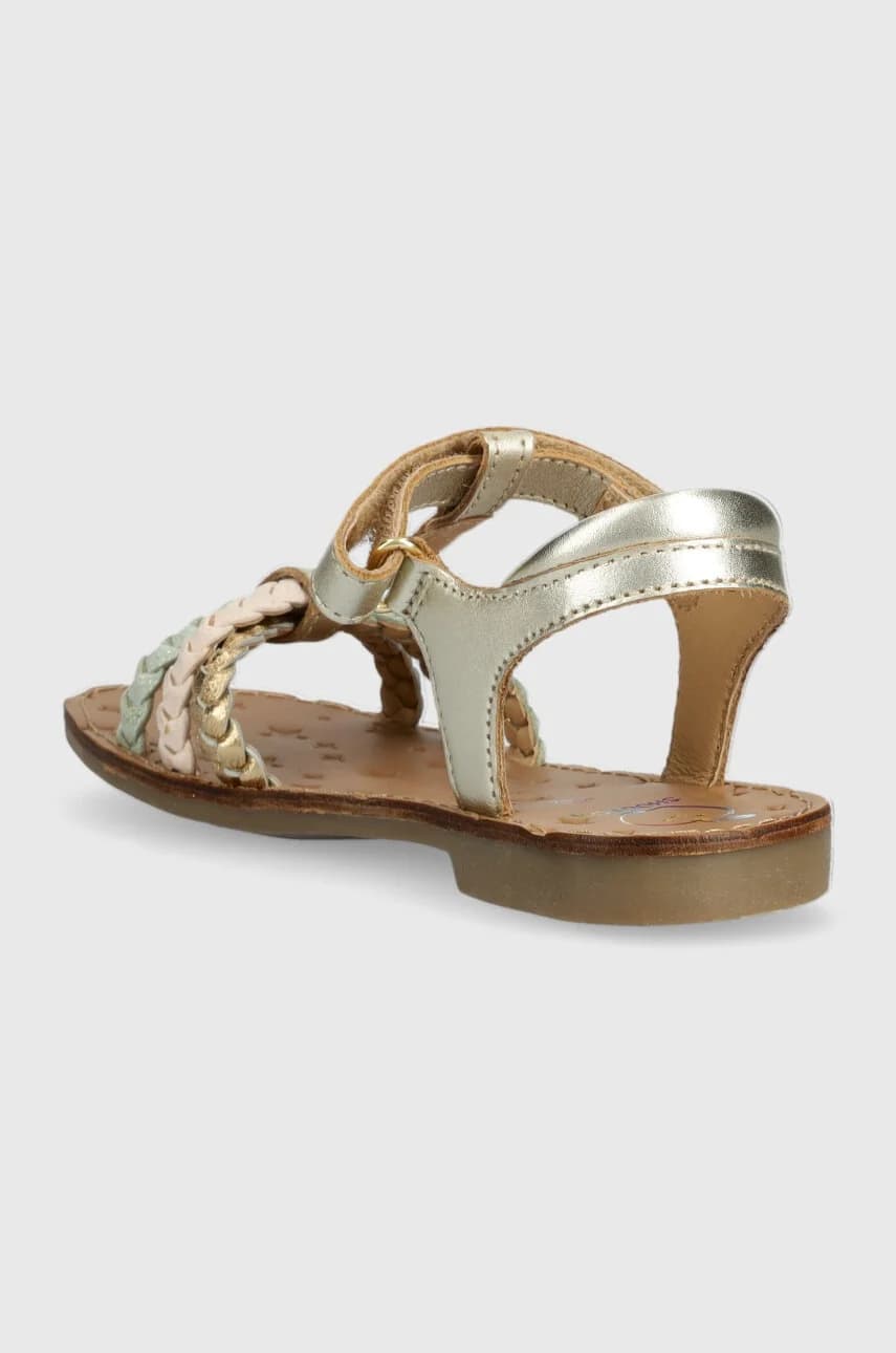 Детские кожаные сандалии - фото 3