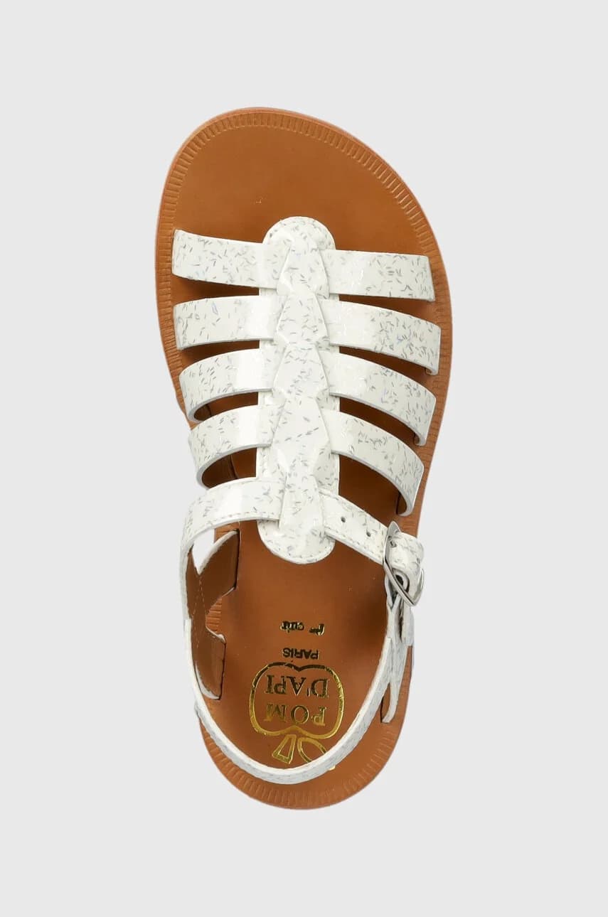 Детские кожаные сандалии - фото 4