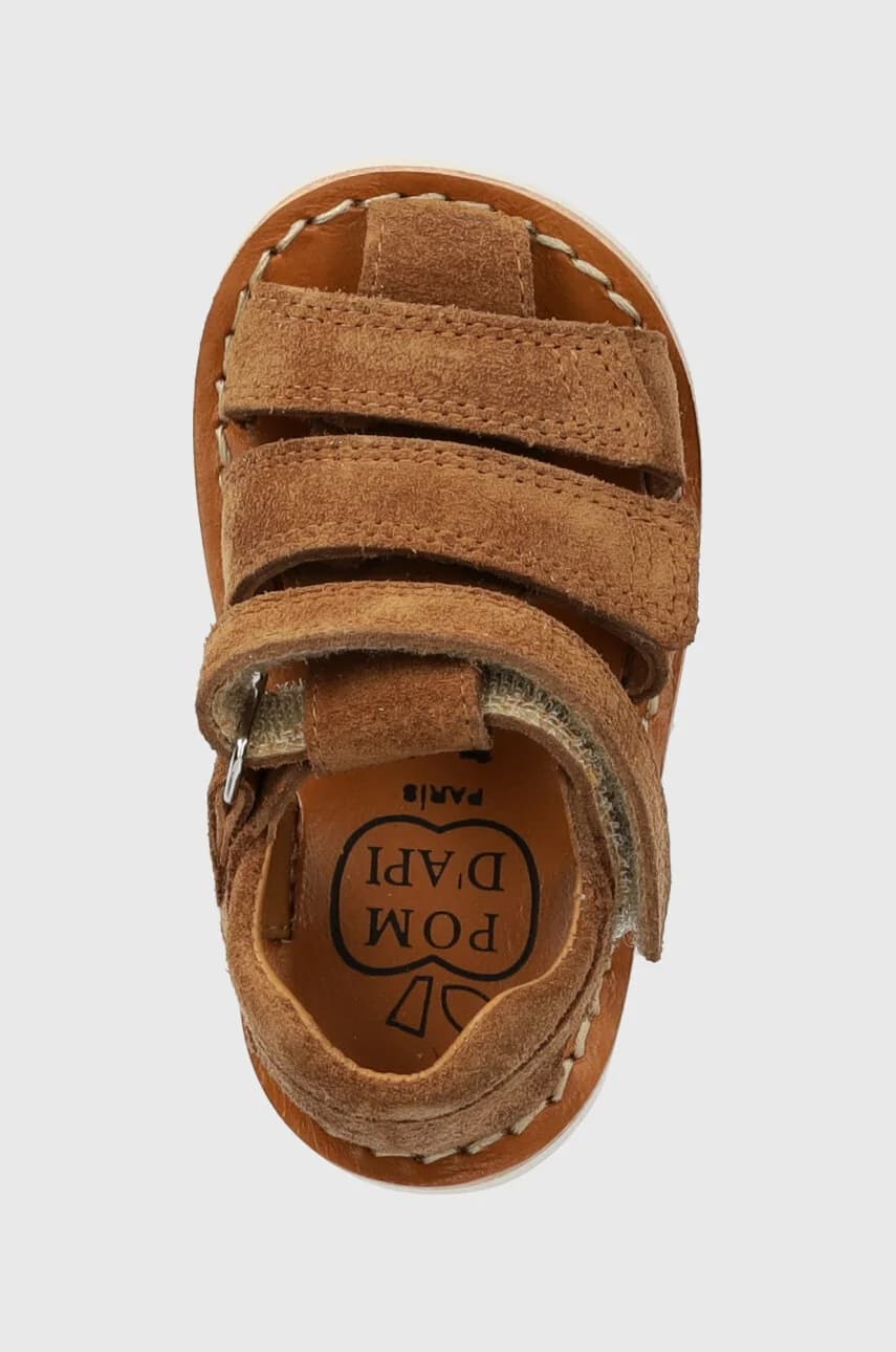 Детские замшевые сандалии - фото 4