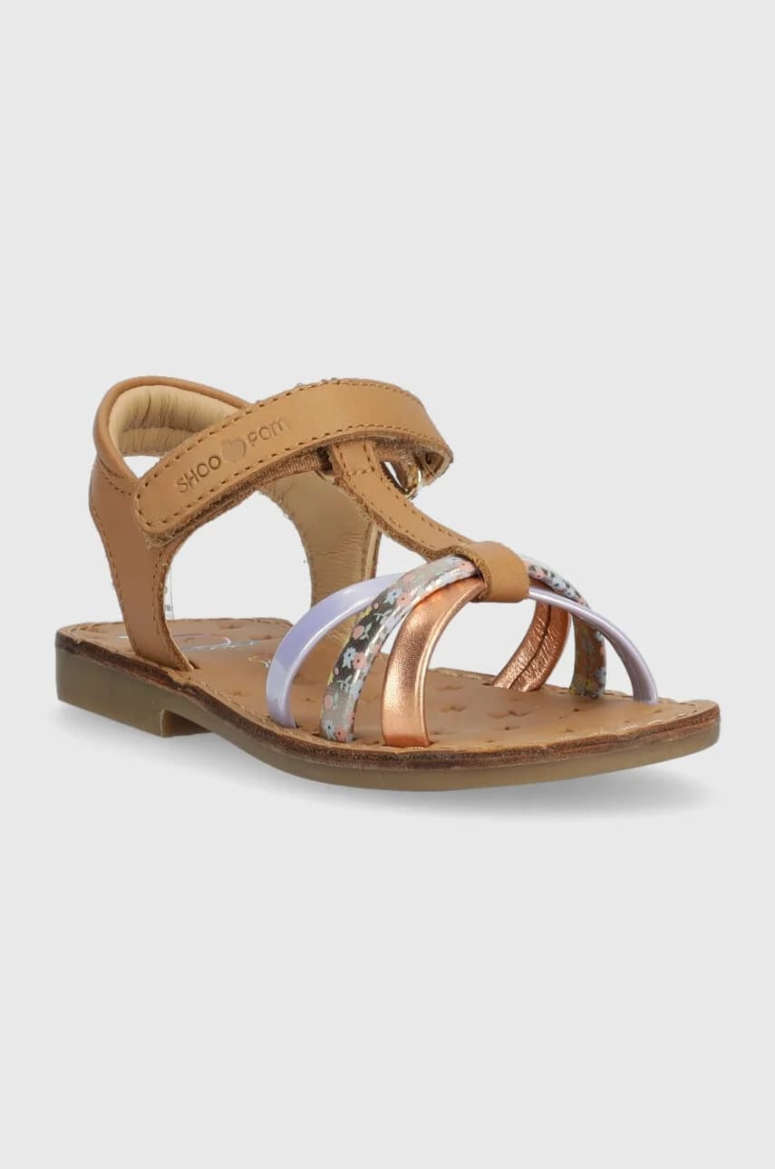 Детские кожаные сандалии - фото 2