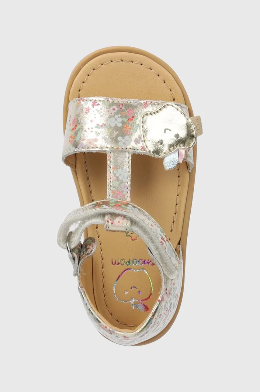 Детские кожаные сандалии - фото 4