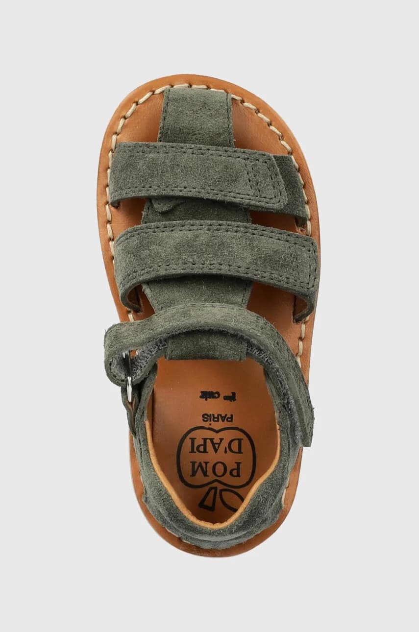 Детские замшевые сандалии - фото 4