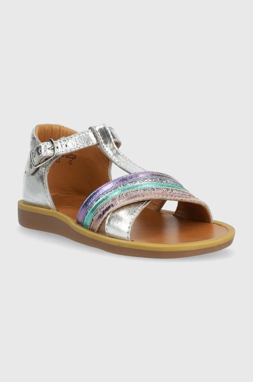 Детские кожаные сандалии - фото 2