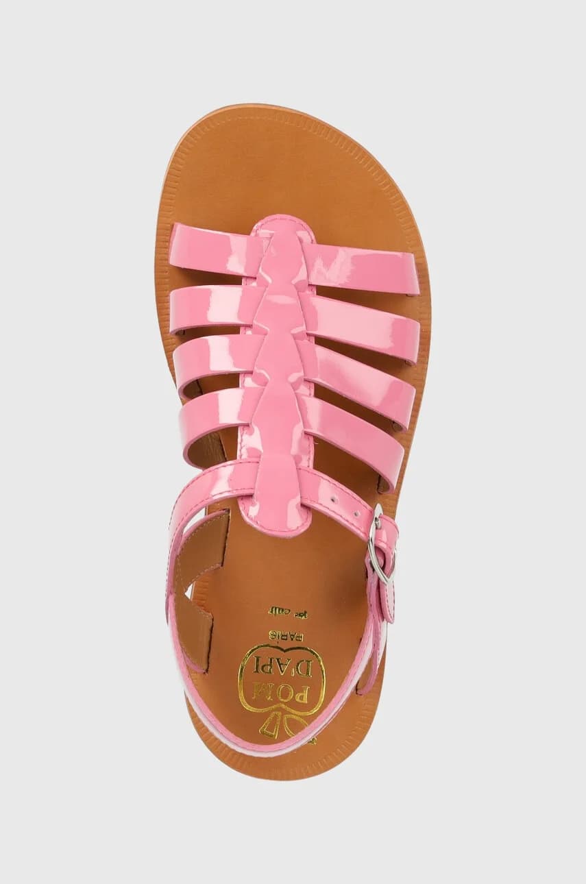 Детские кожаные сандалии - фото 4