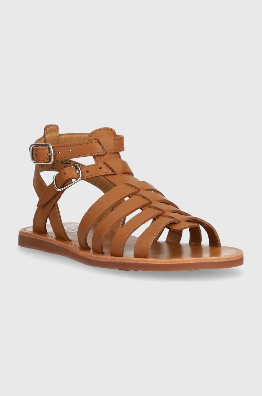 Детские кожаные сандалии - фото 2