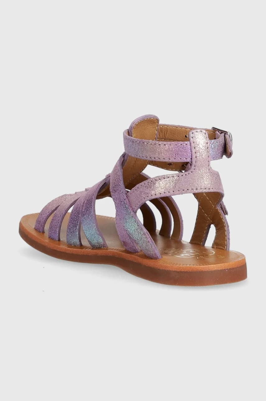 Детские замшевые сандалии - фото 3