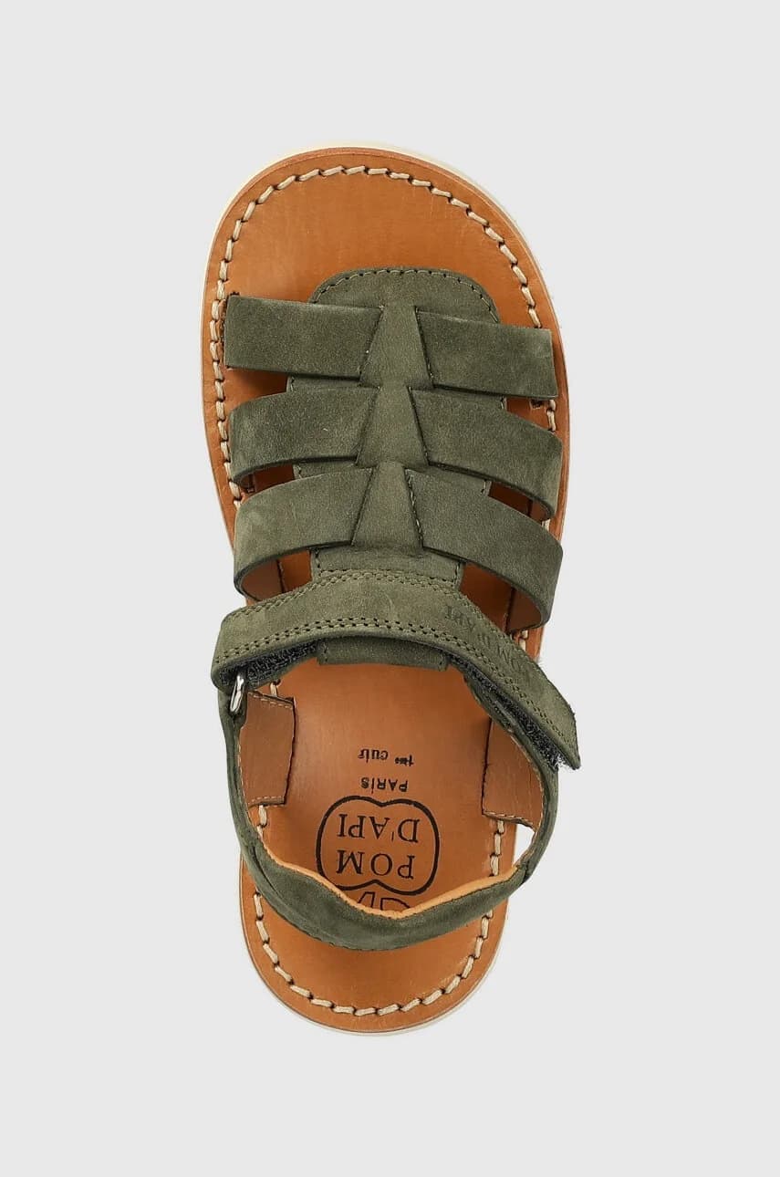 Детские замшевые сандалии - фото 4