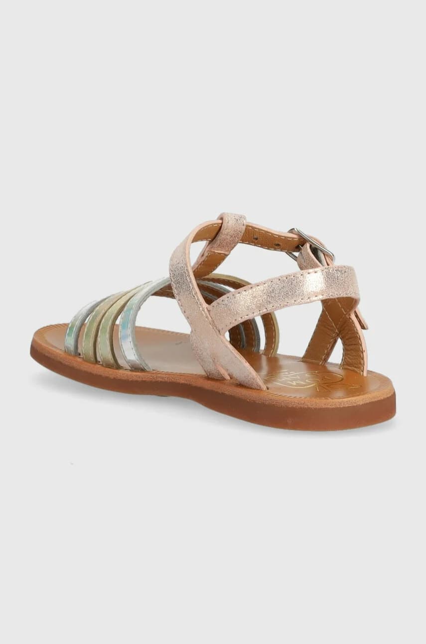 Детские кожаные сандалии - фото 3