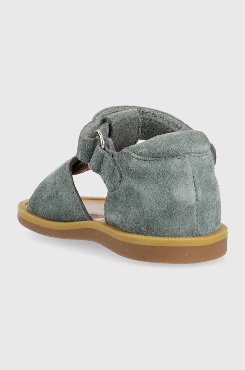 Детские замшевые сандалии - фото 3