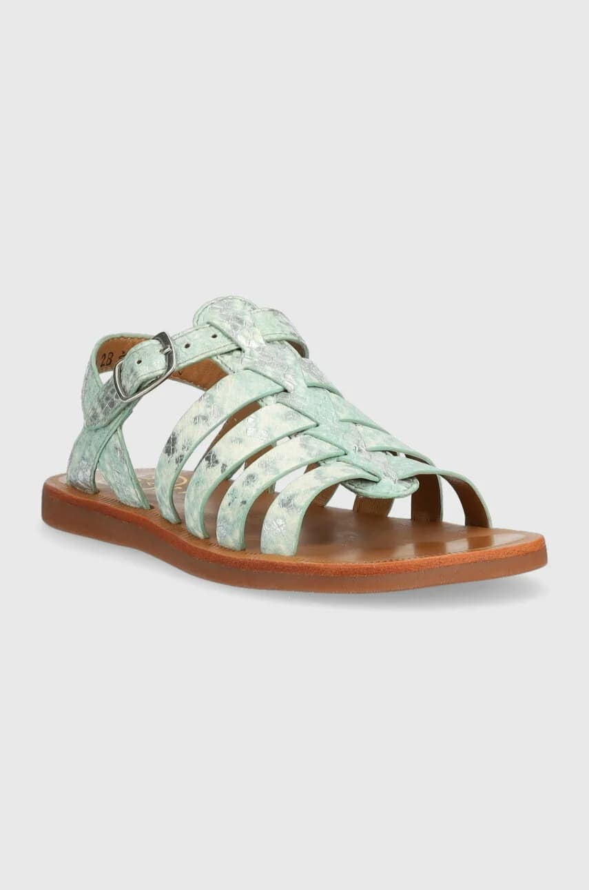 Детские кожаные сандалии - фото 2