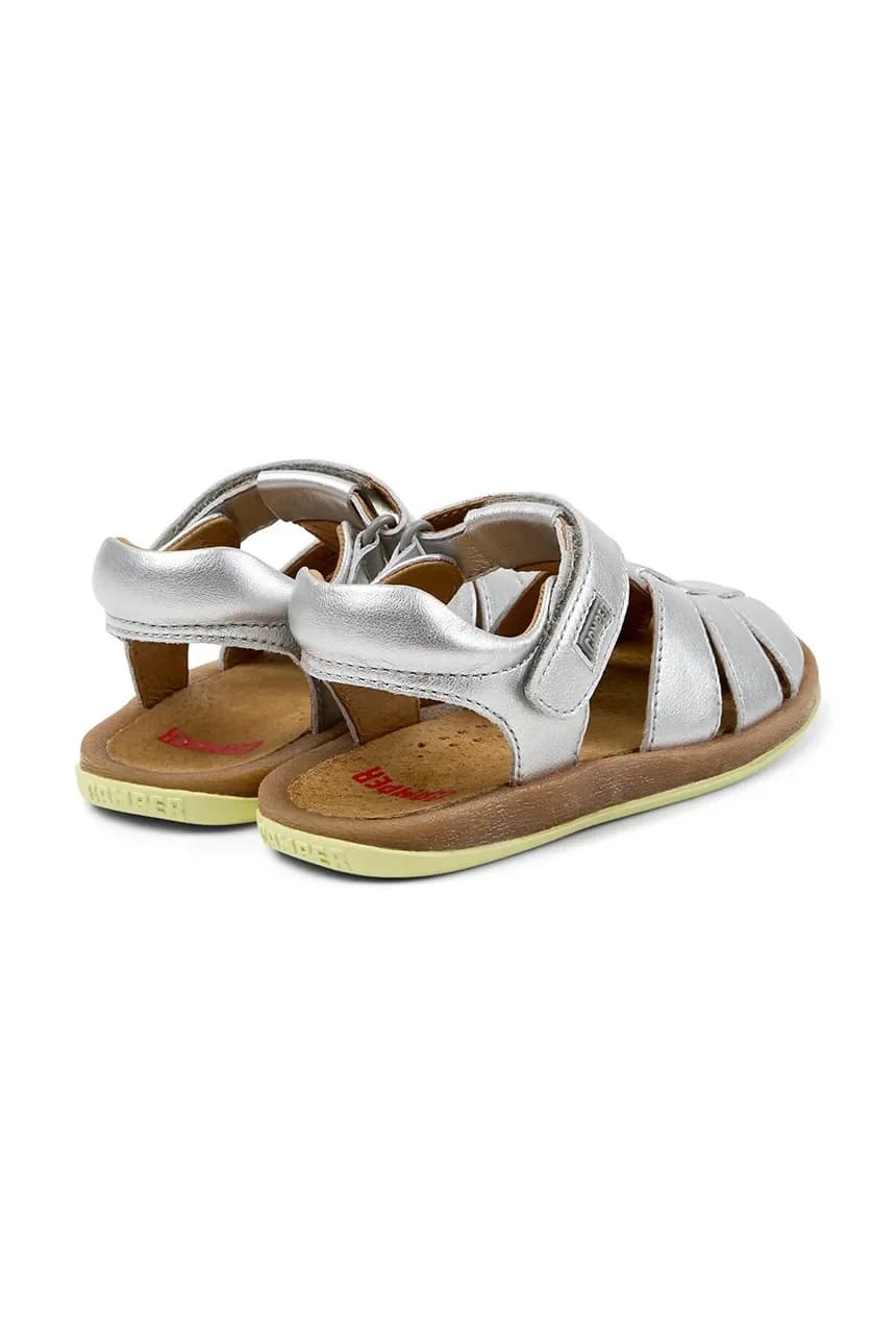 Детские кожаные сандалии - фото 3