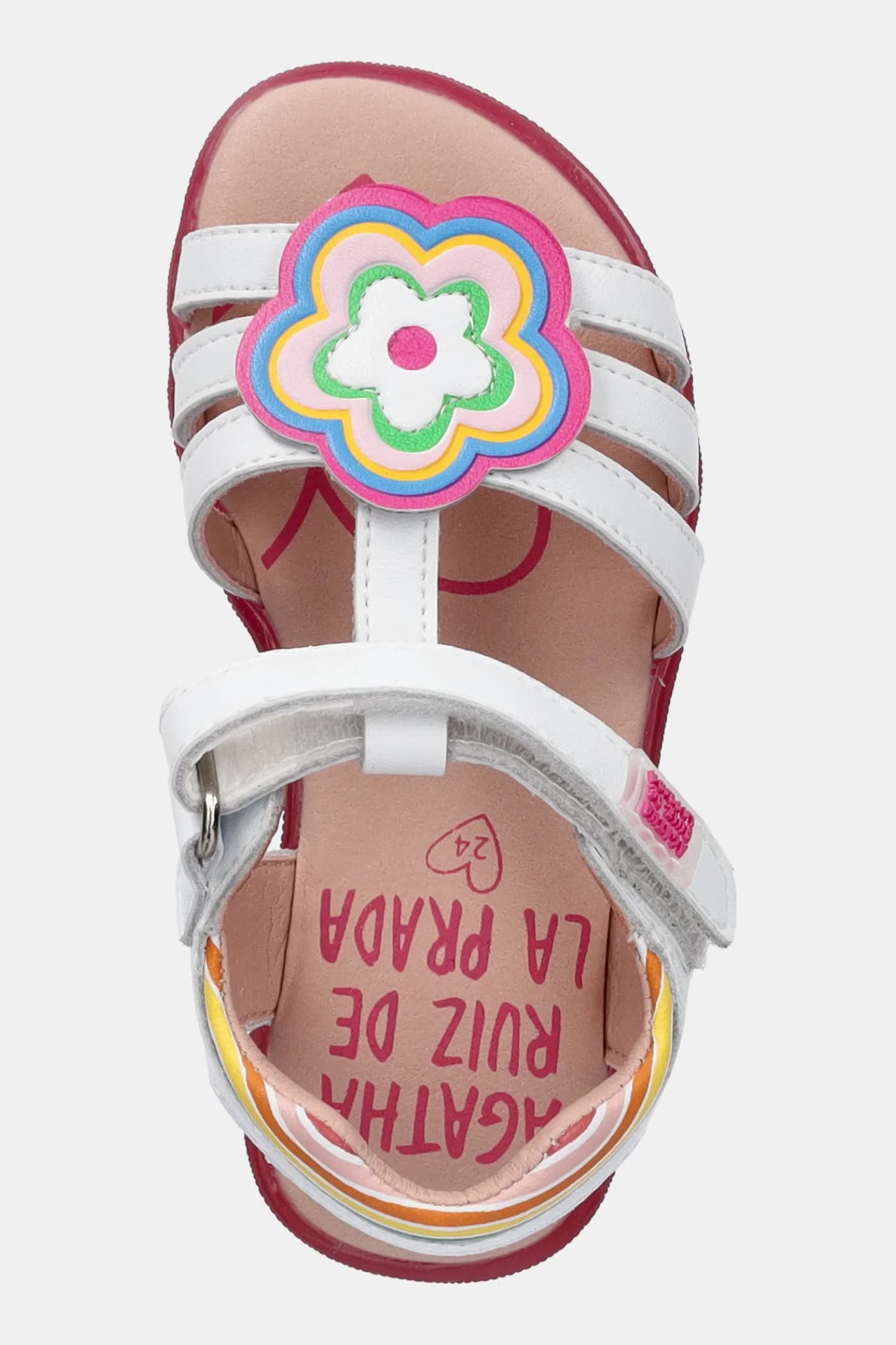 Детские кожаные сандалии - фото 4