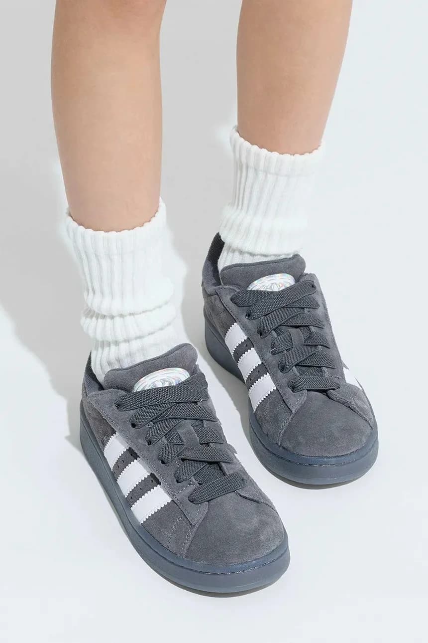 Детские замшевые кроссовки CAMPUS 00s LED LIGHTS - фото 14