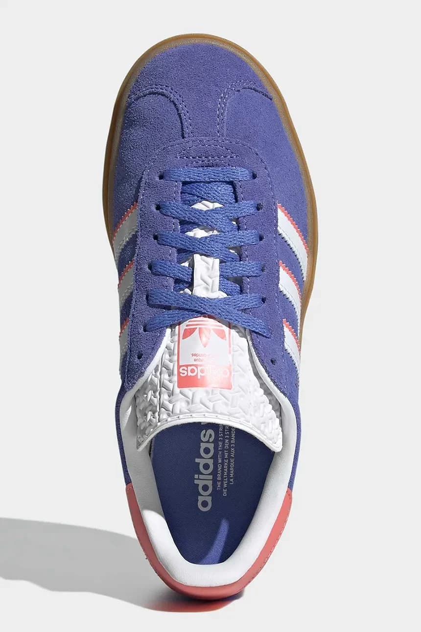 Детские кожаные кроссовки GAZELLE BOLD - фото 5