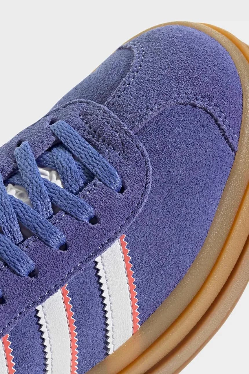 Детские кожаные кроссовки GAZELLE BOLD - фото 8