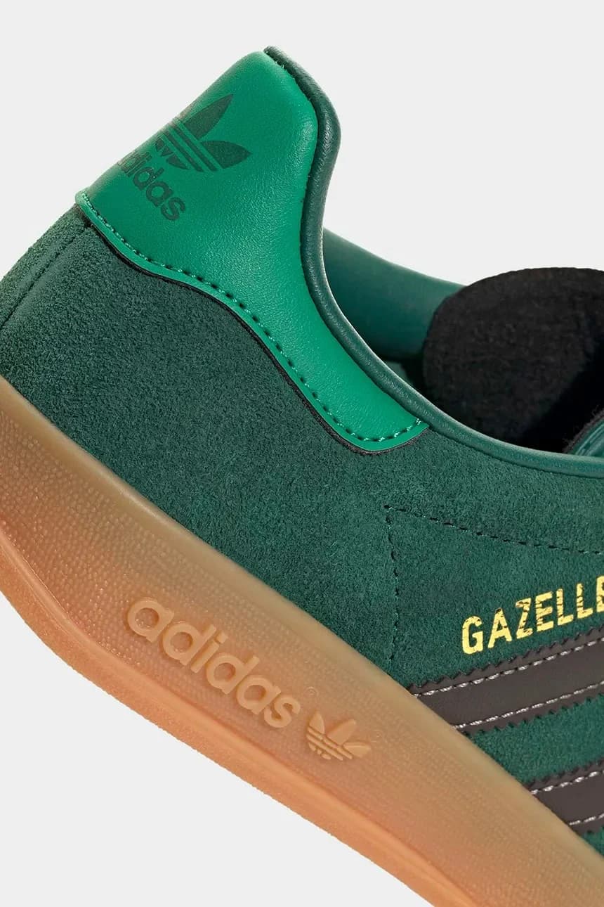 Детские кожаные кроссовки GAZELLE INDOOR - фото 7