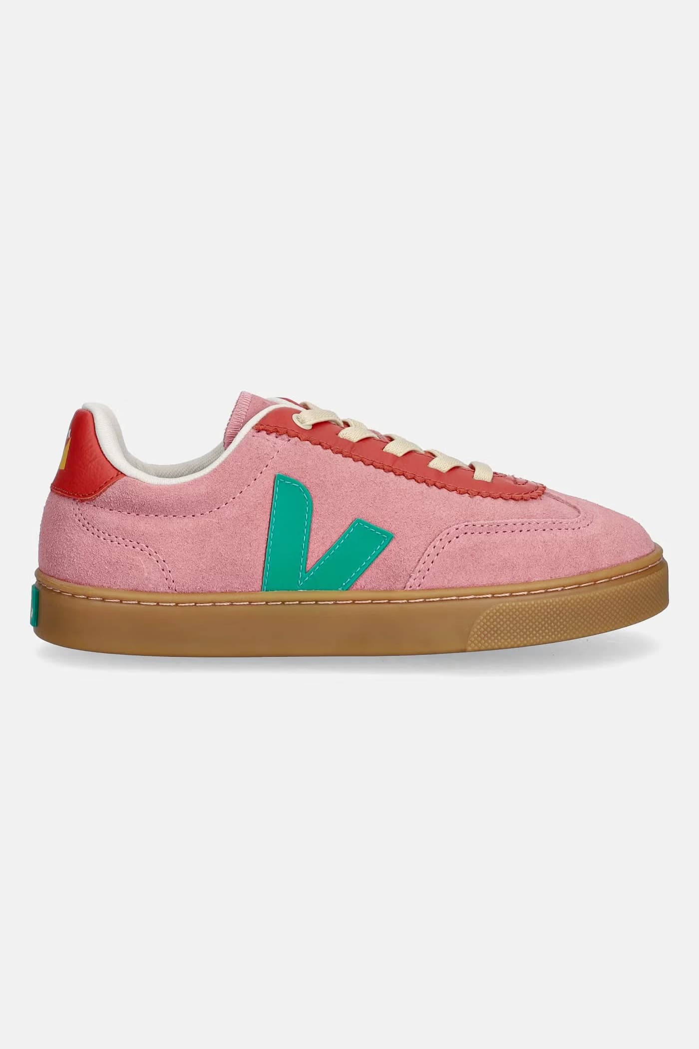 Детские замшевые кроссовки Veja X JELLY MALLOW SML VOLLEY - фото 2