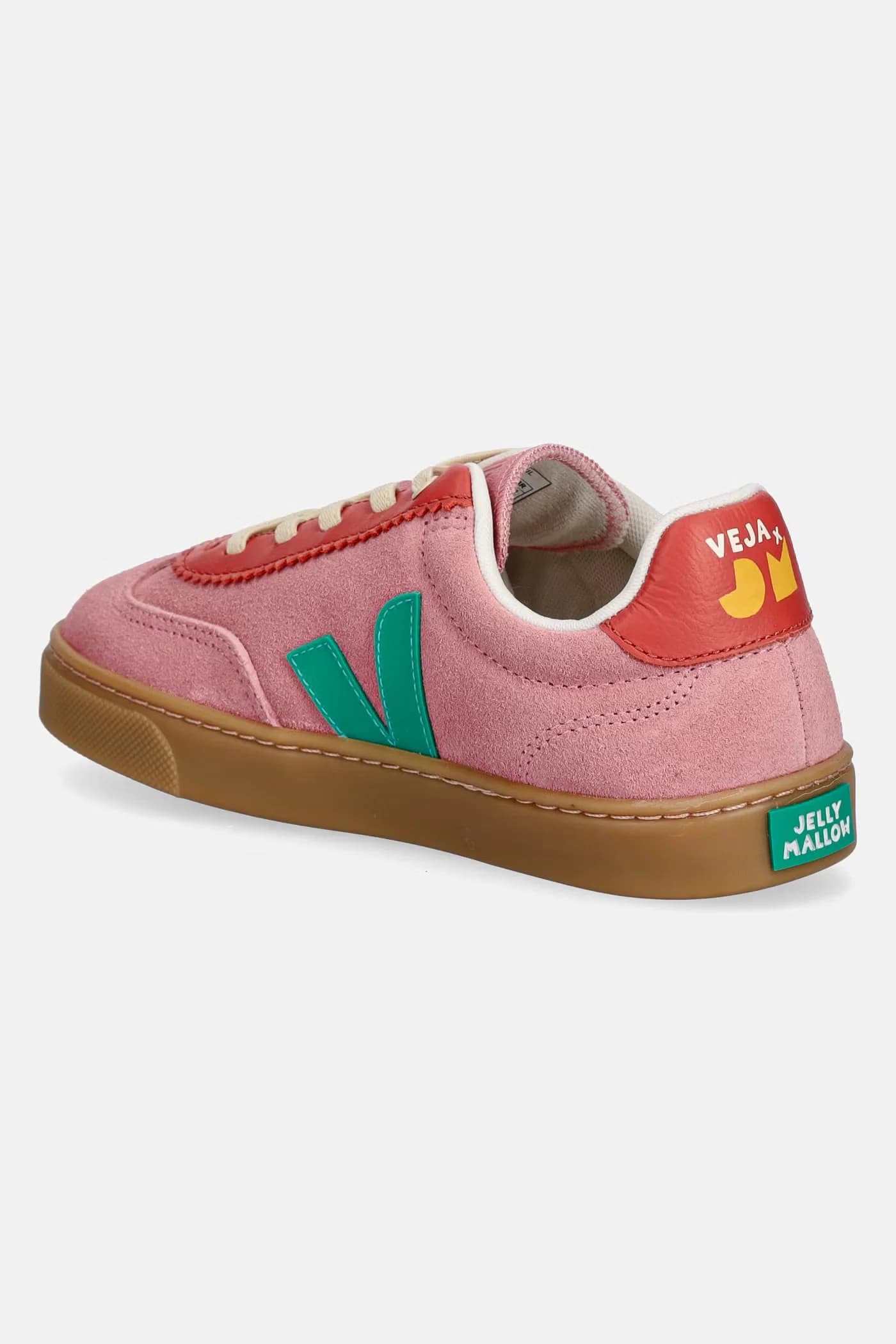 Детские замшевые кроссовки Veja X JELLY MALLOW SML VOLLEY - фото 3