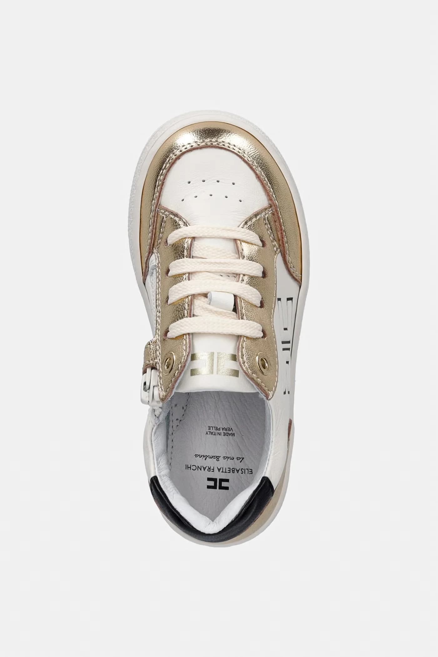 Детские кожаные кроссовки - фото 4