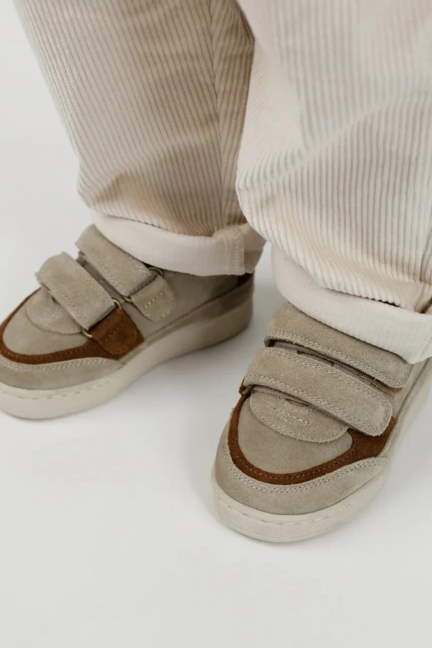 Детские замшевые кроссовки Pinou Sneakers Bear - фото 6