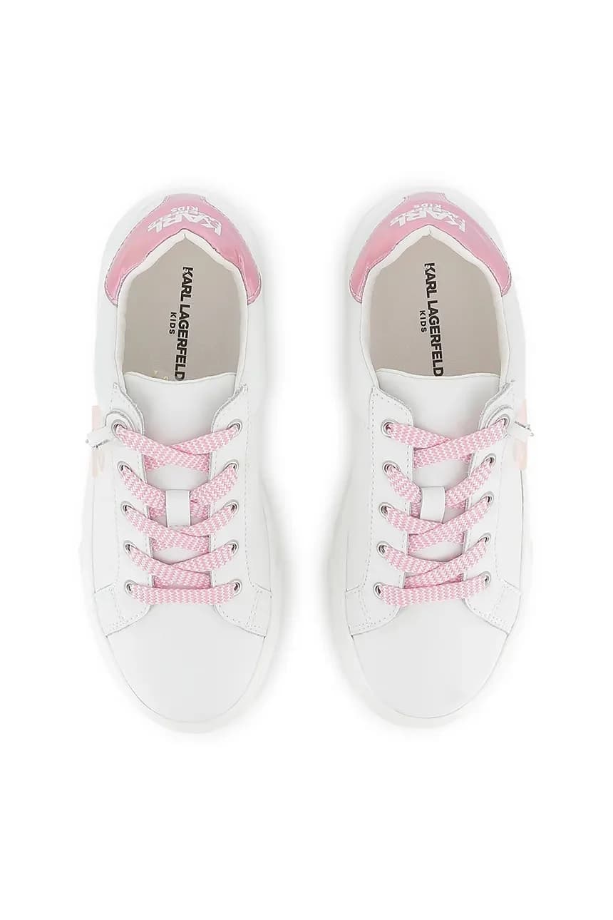 Детские кожаные кроссовки - фото 5