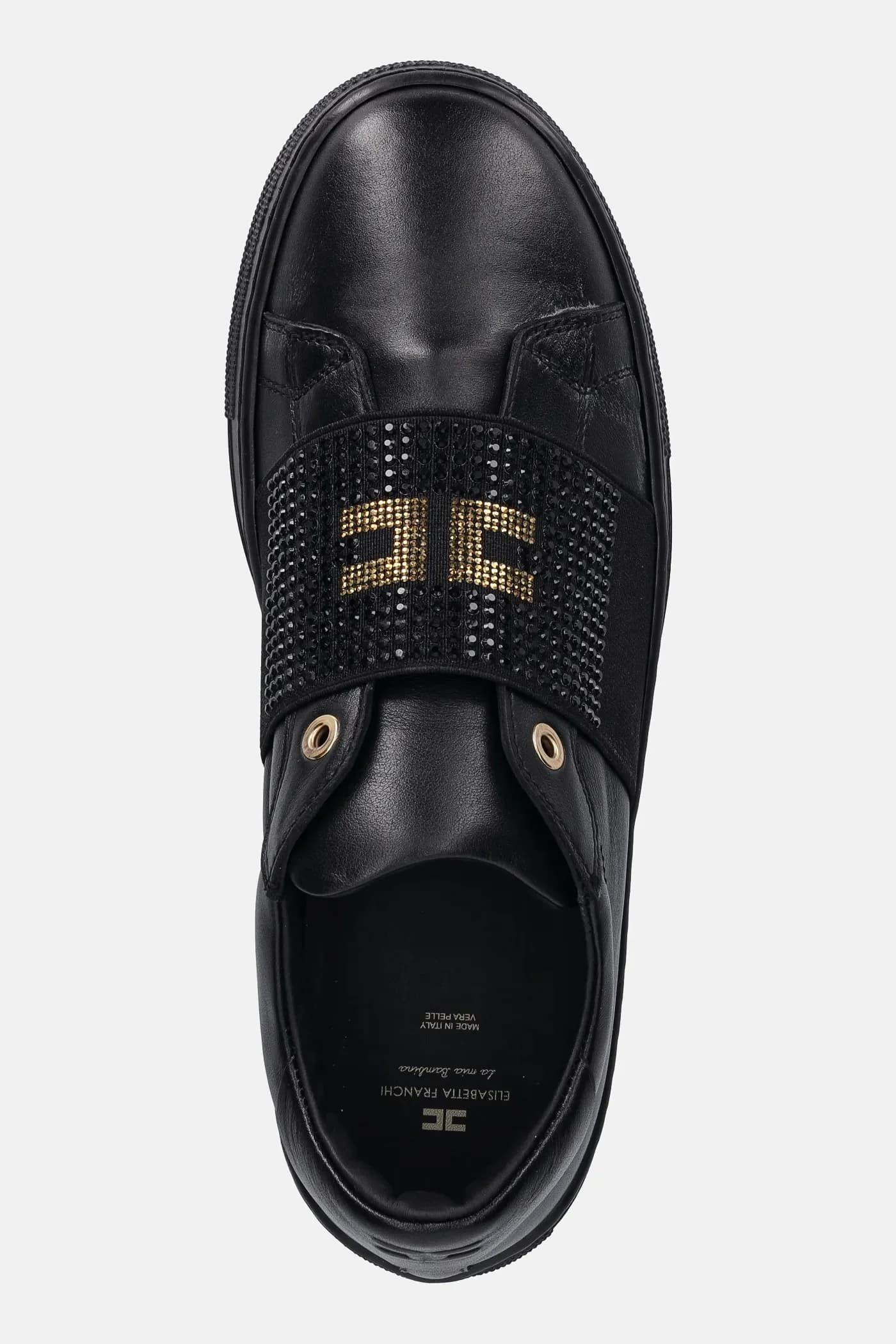 Детские кожаные кроссовки - фото 4