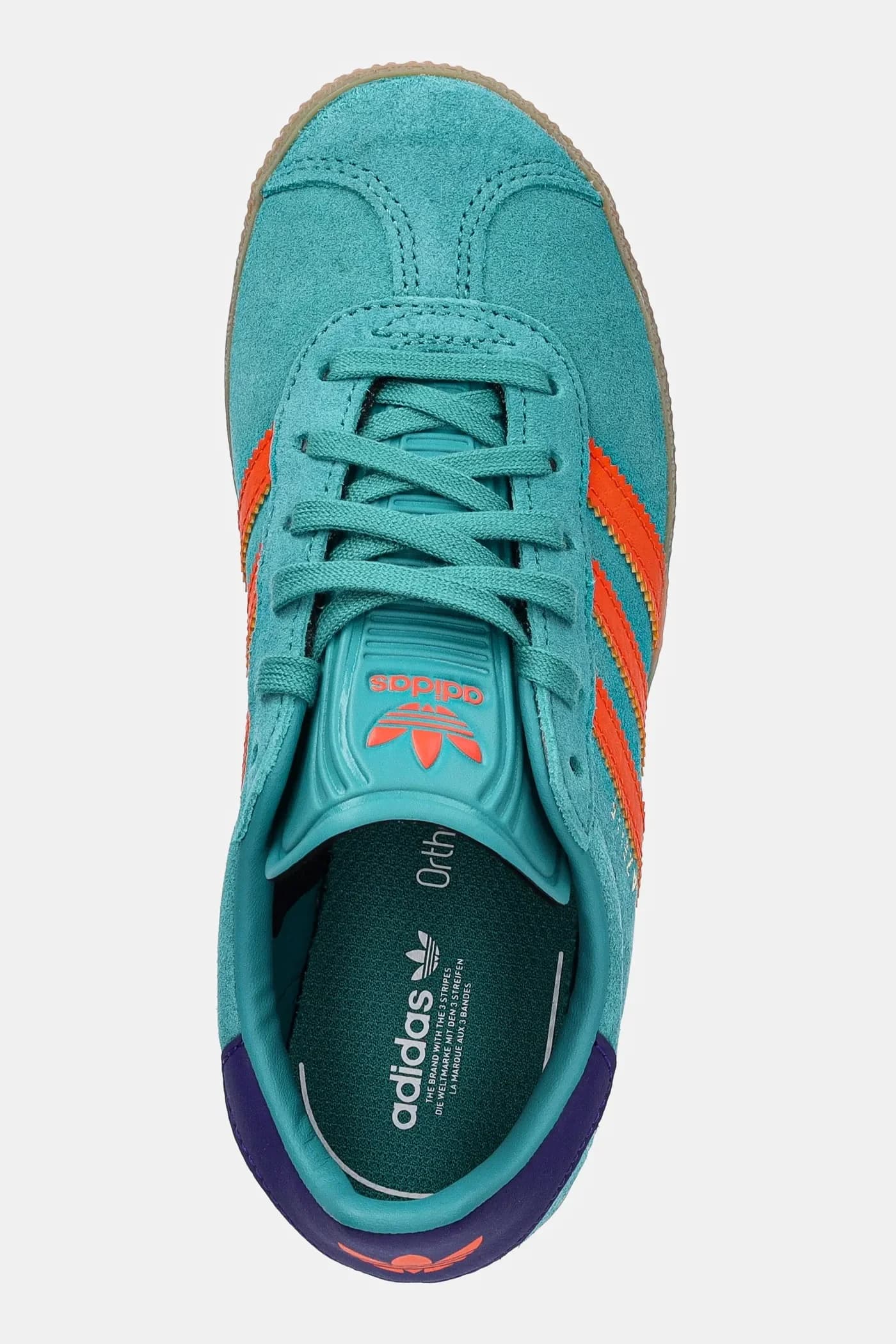 Детские замшевые кроссовки GAZELLE - фото 4