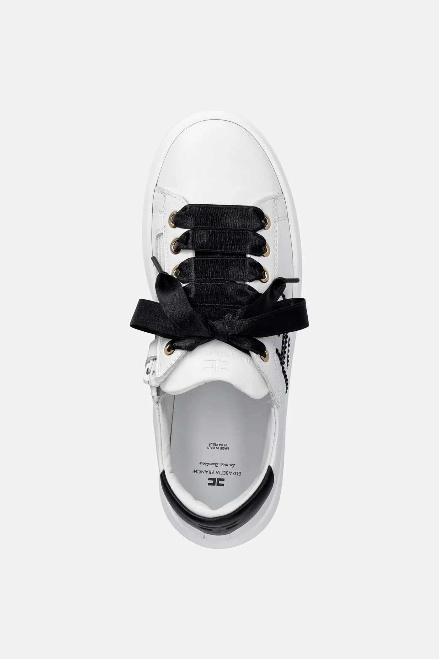 Детские кожаные кроссовки - фото 4