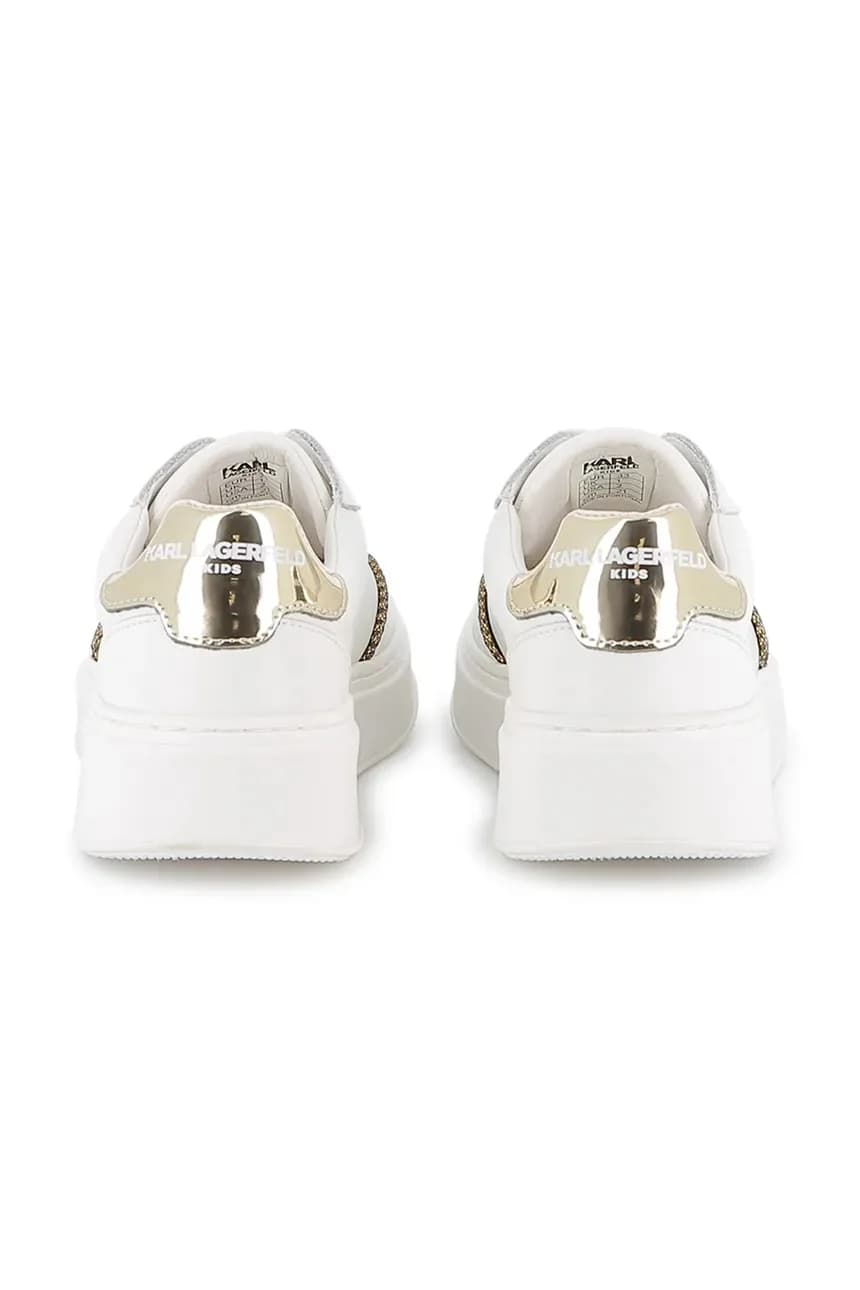 Детские кожаные кроссовки - фото 3