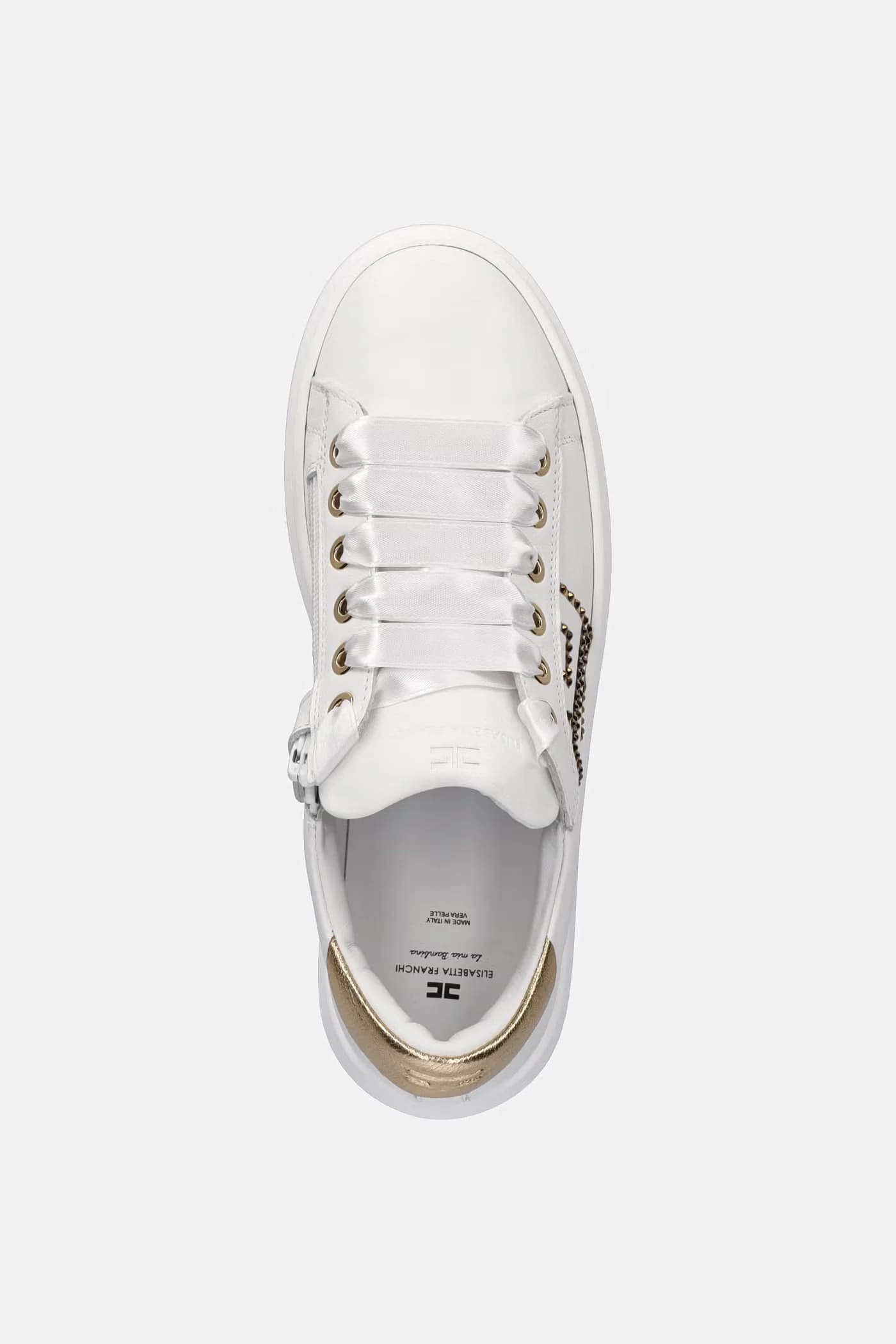 Детские кожаные кроссовки - фото 4