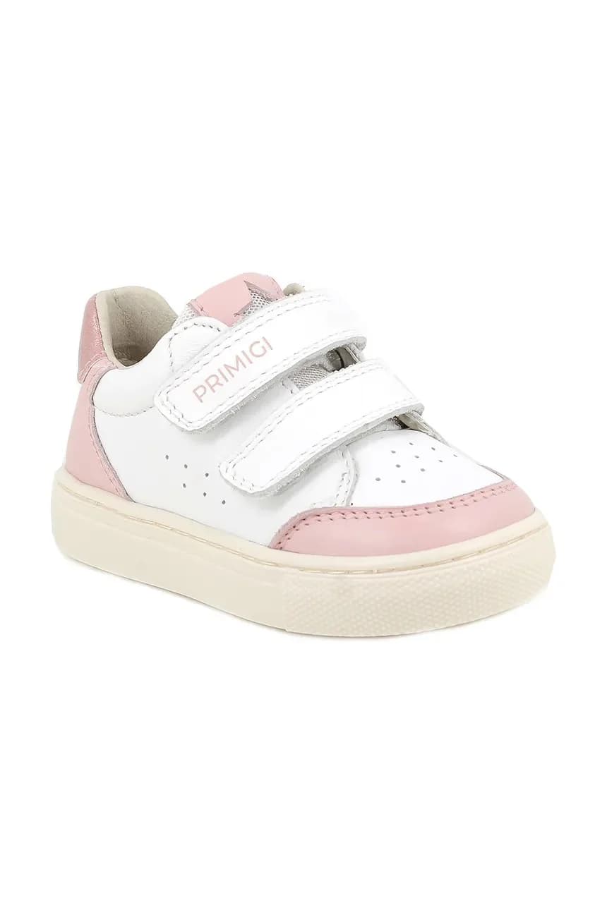 Детские кожаные кроссовки