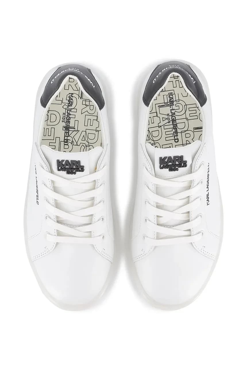 Детские кожаные кроссовки - фото 4