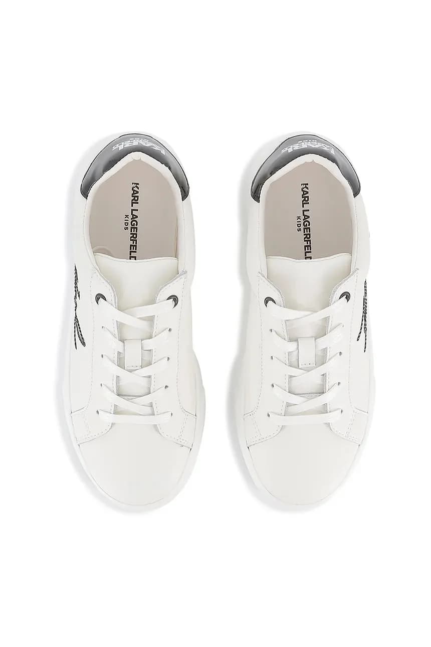 Детские кожаные кроссовки - фото 5