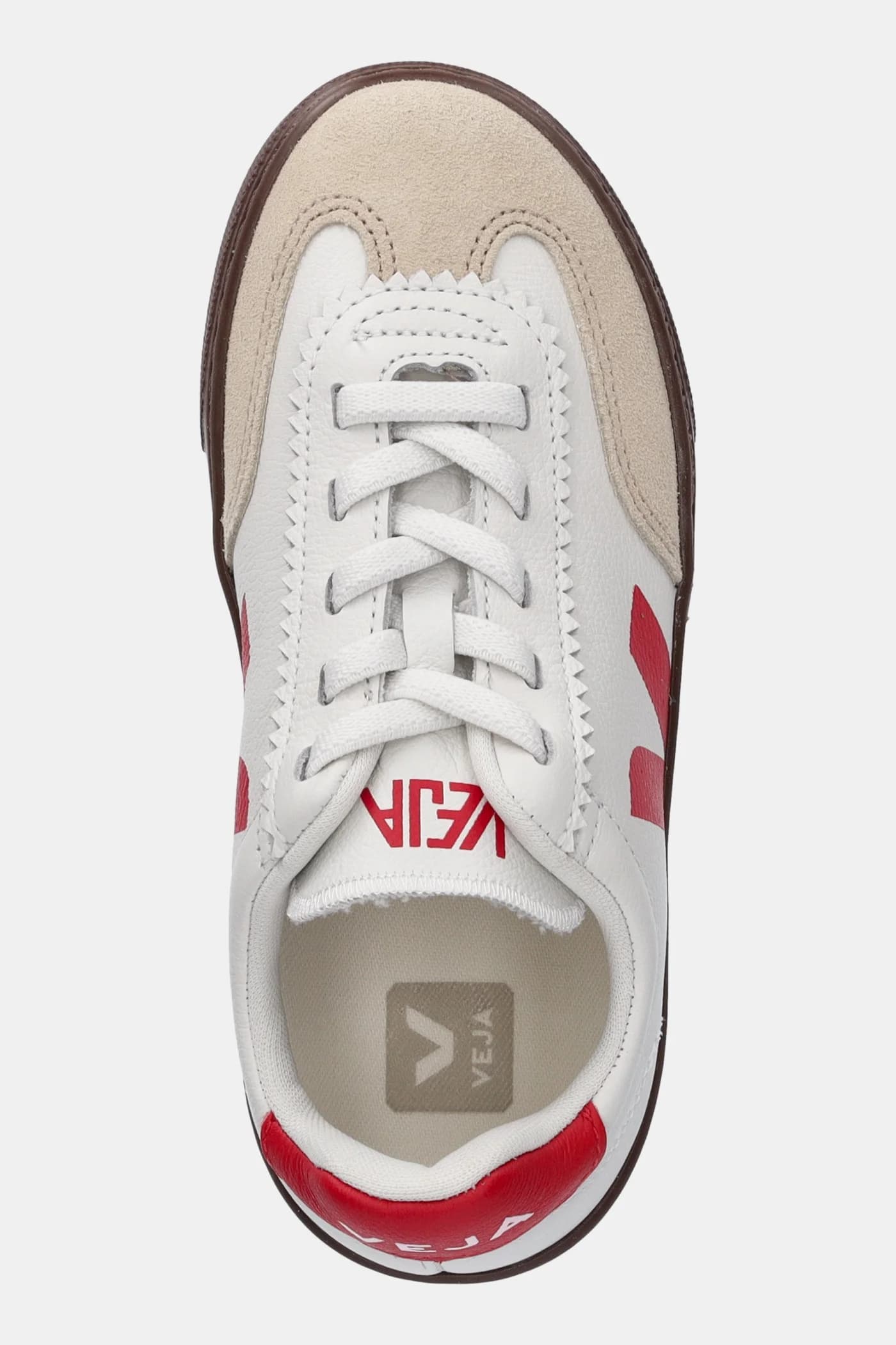 Детские кожаные кроссовки Small Volley - фото 4