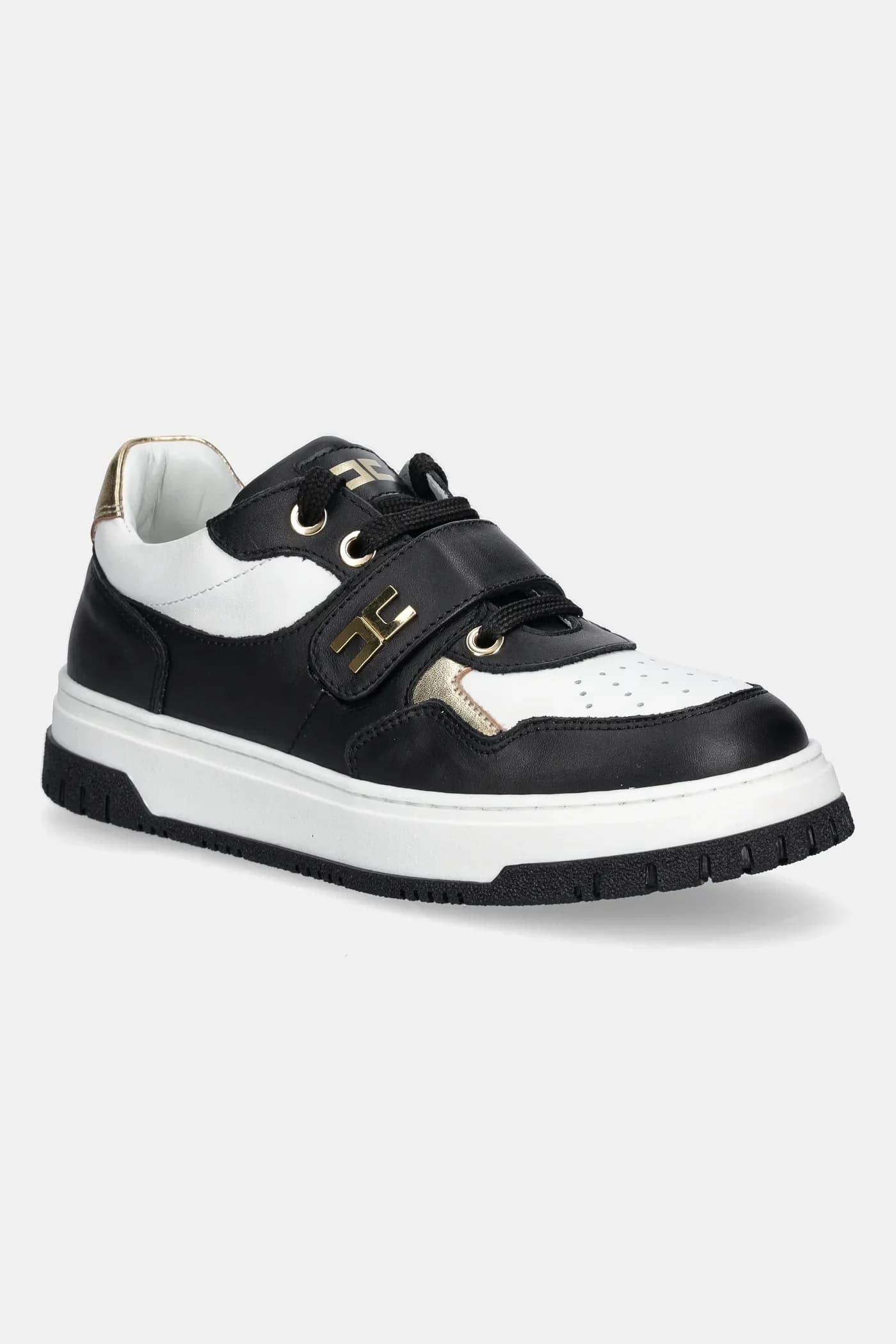 Детские кожаные кроссовки