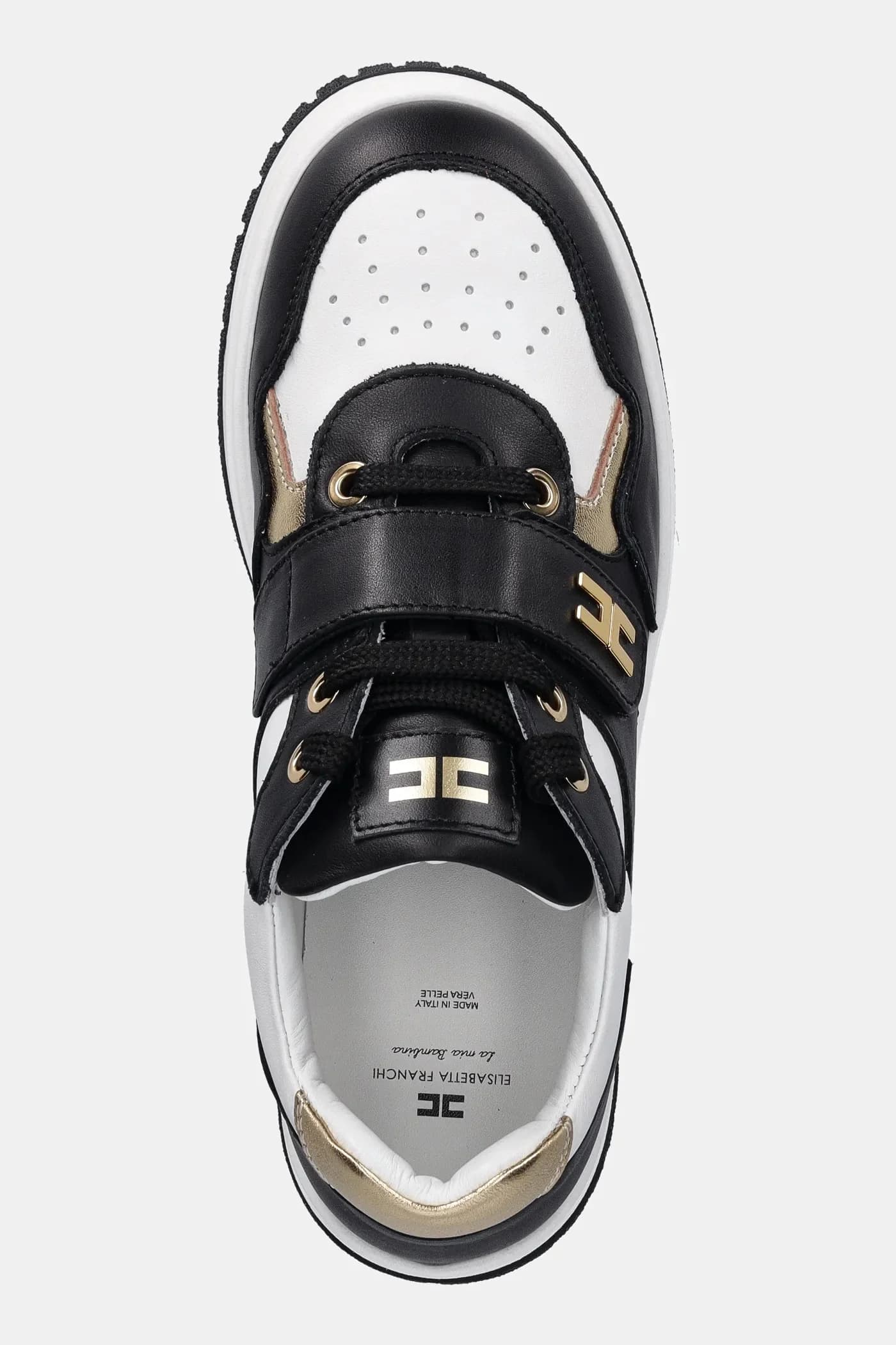 Детские кожаные кроссовки - фото 4