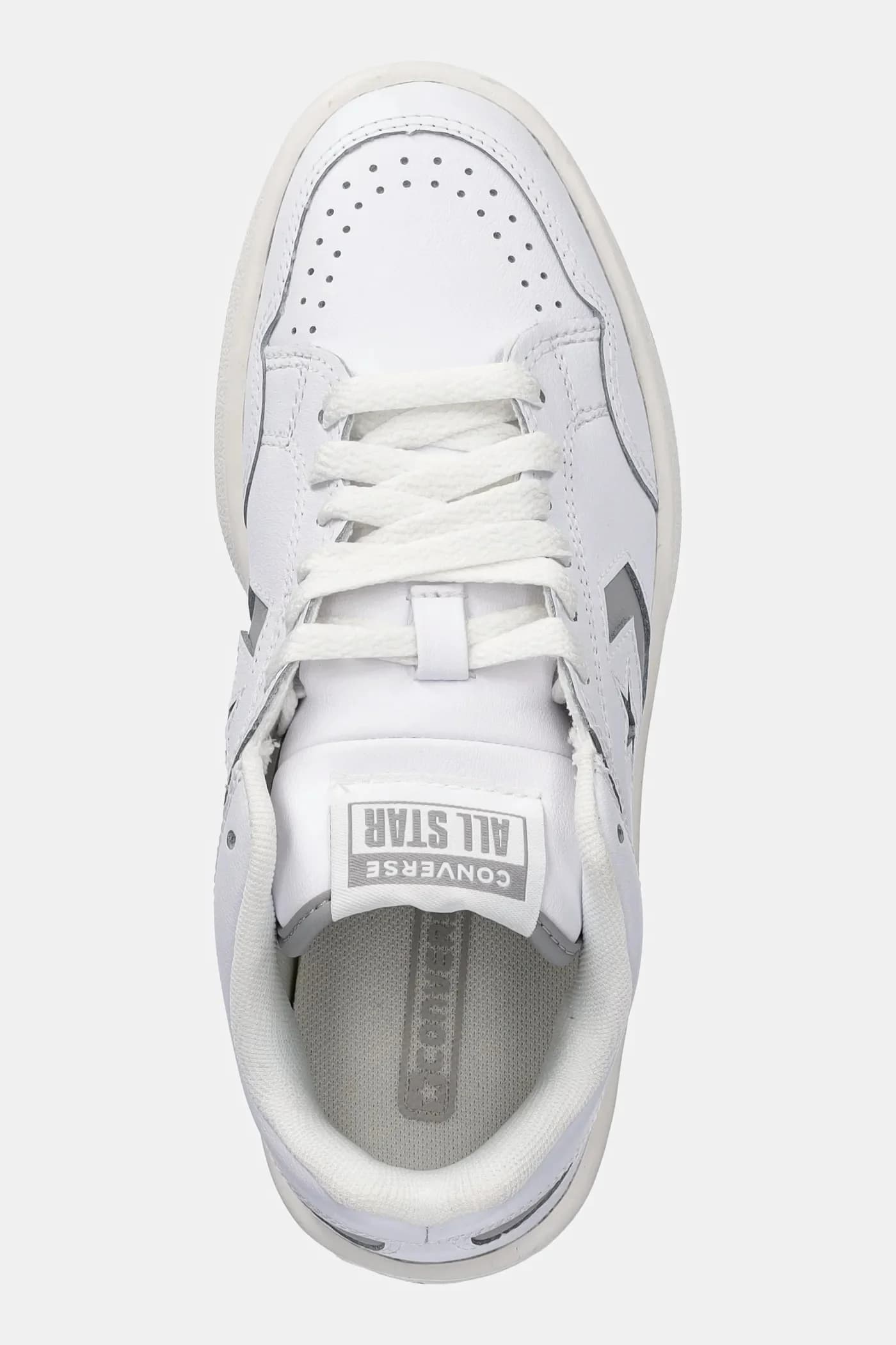 кроссовки из кожи с эффектом оружия - фото 4