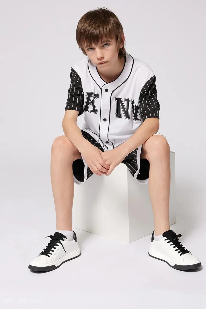 Детские кожаные кроссовки - фото 7