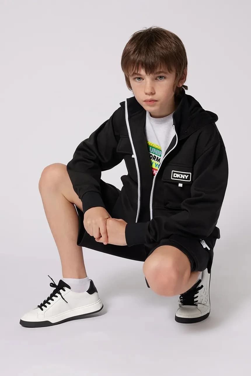 Детские кожаные кроссовки - фото 8