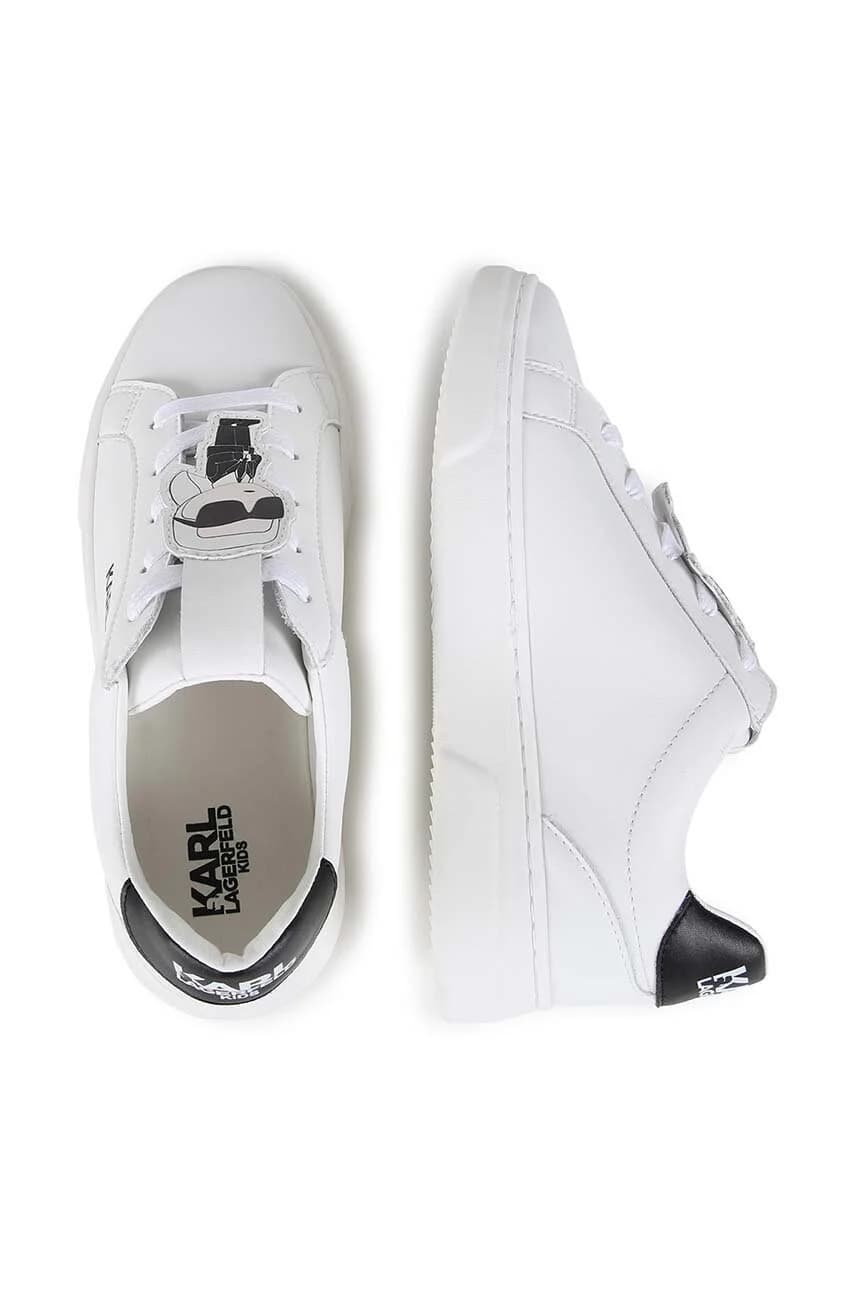 Детские кожаные кроссовки - фото 6