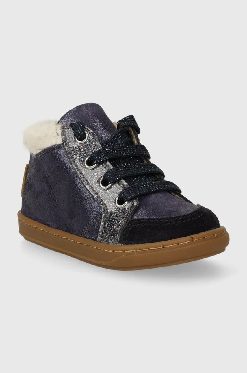 Детские замшевые кроссовки - фото 2