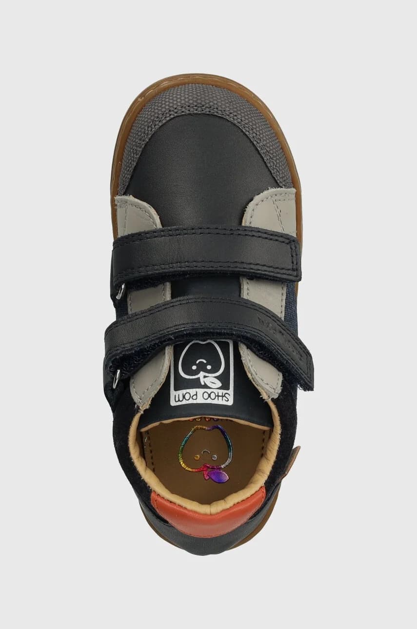 Детские кожаные кроссовки - фото 4