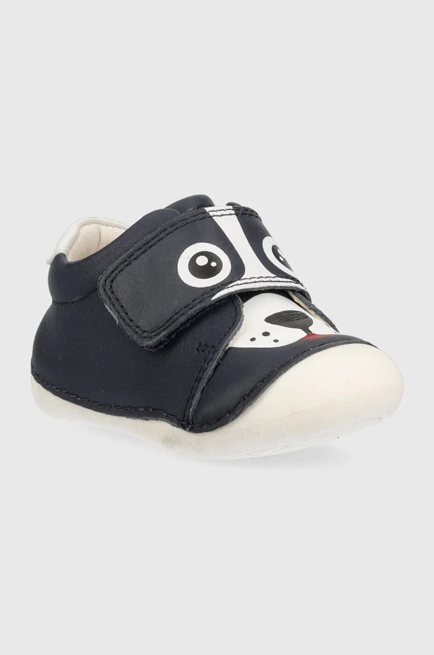 Детские кожаные кроссовки - фото 2