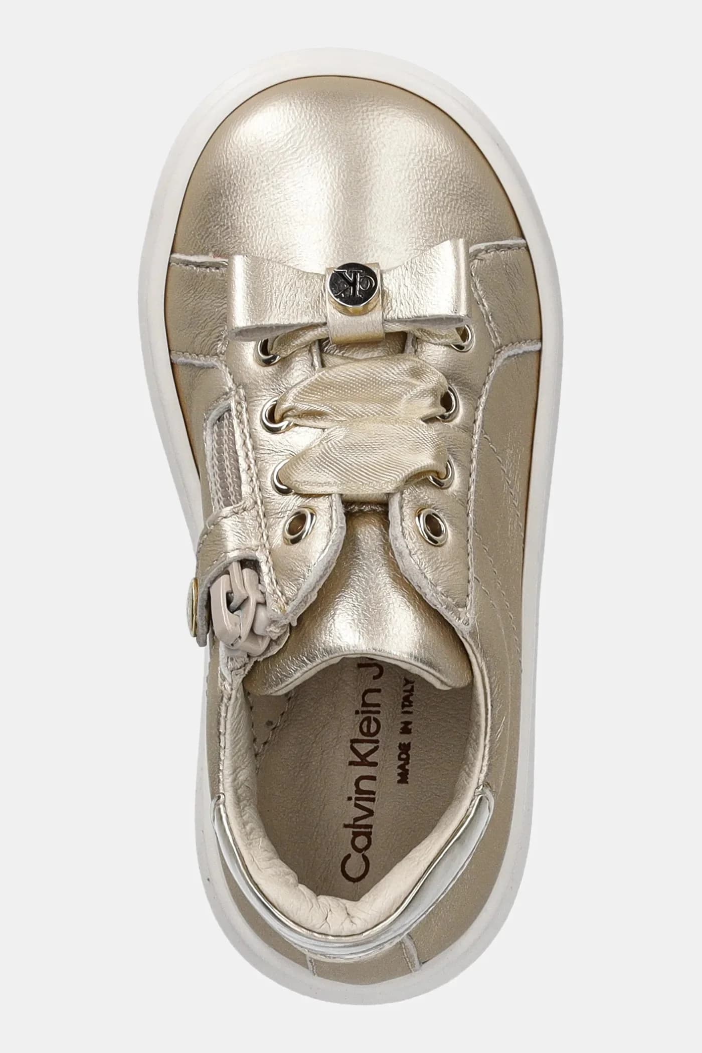 Детские кожаные кроссовки - фото 4