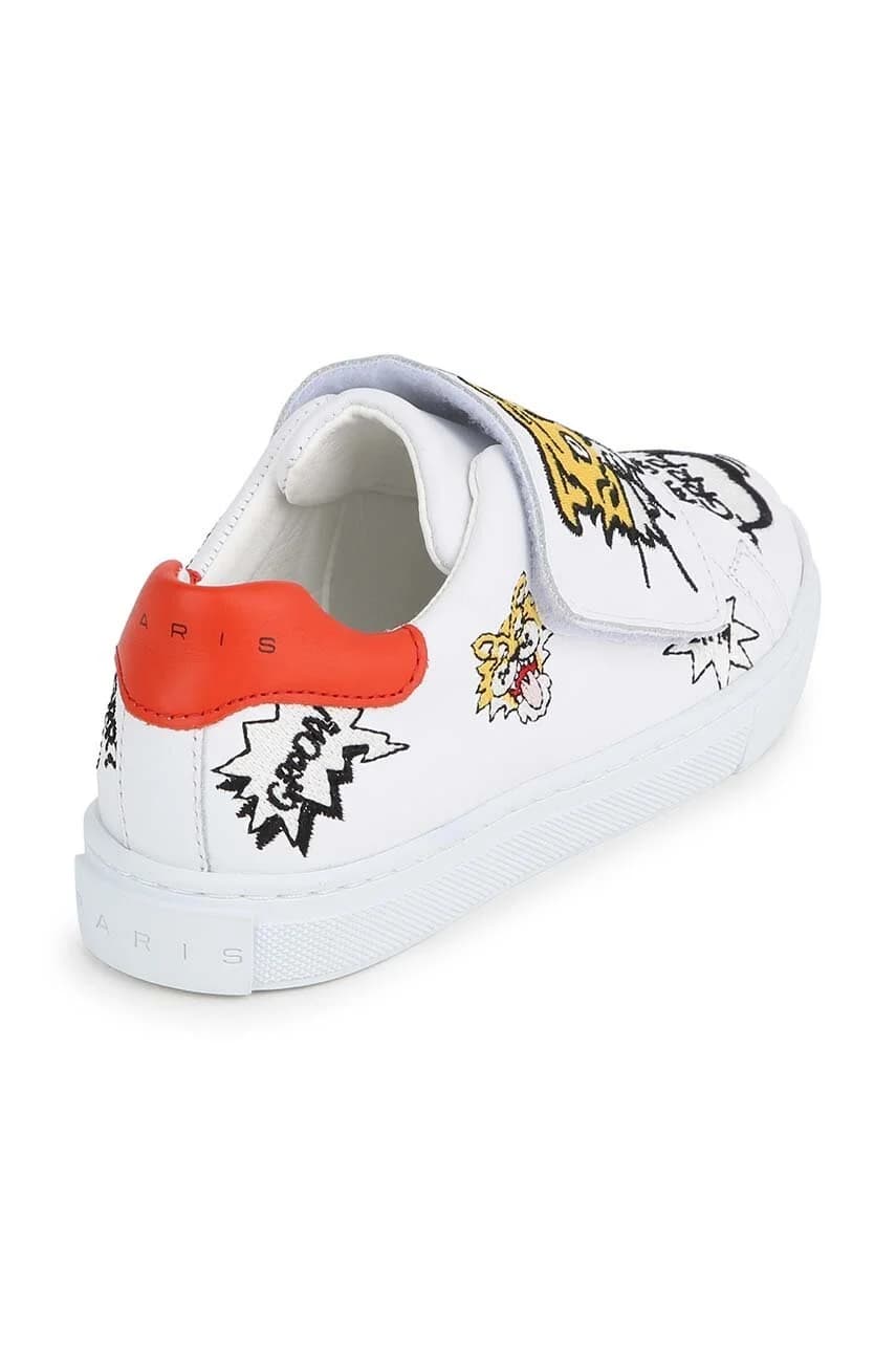 Детские кожаные кроссовки - фото 3