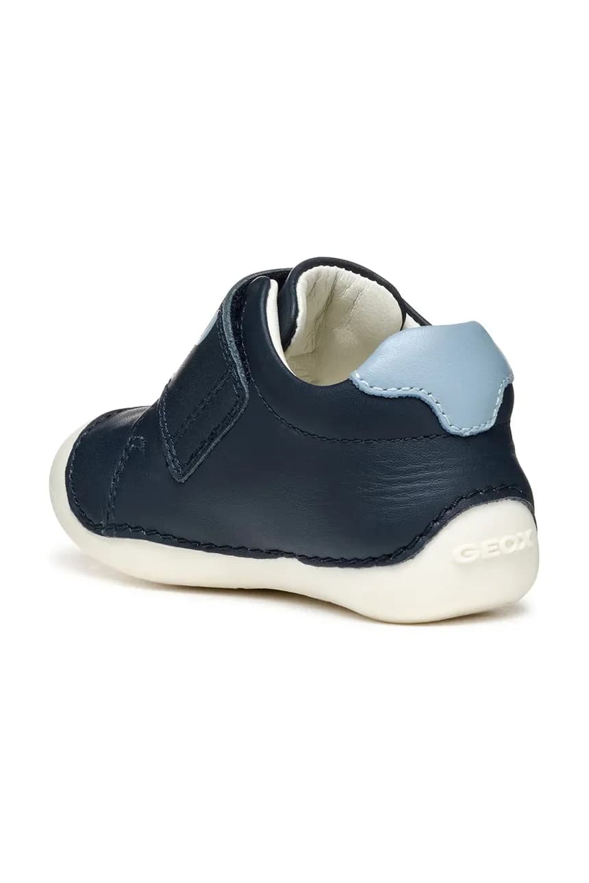 Детские кожаные кроссовки - фото 4