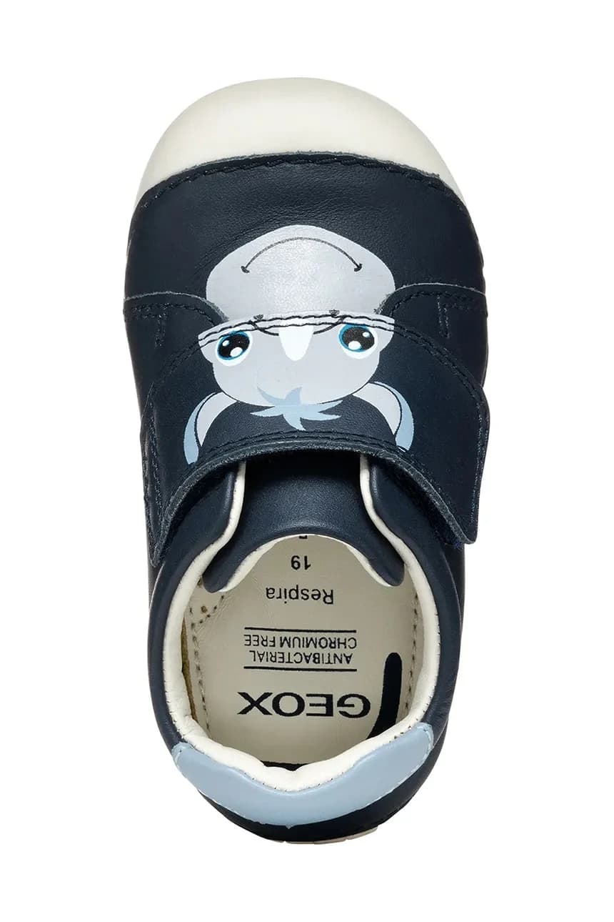 Детские кожаные кроссовки - фото 5