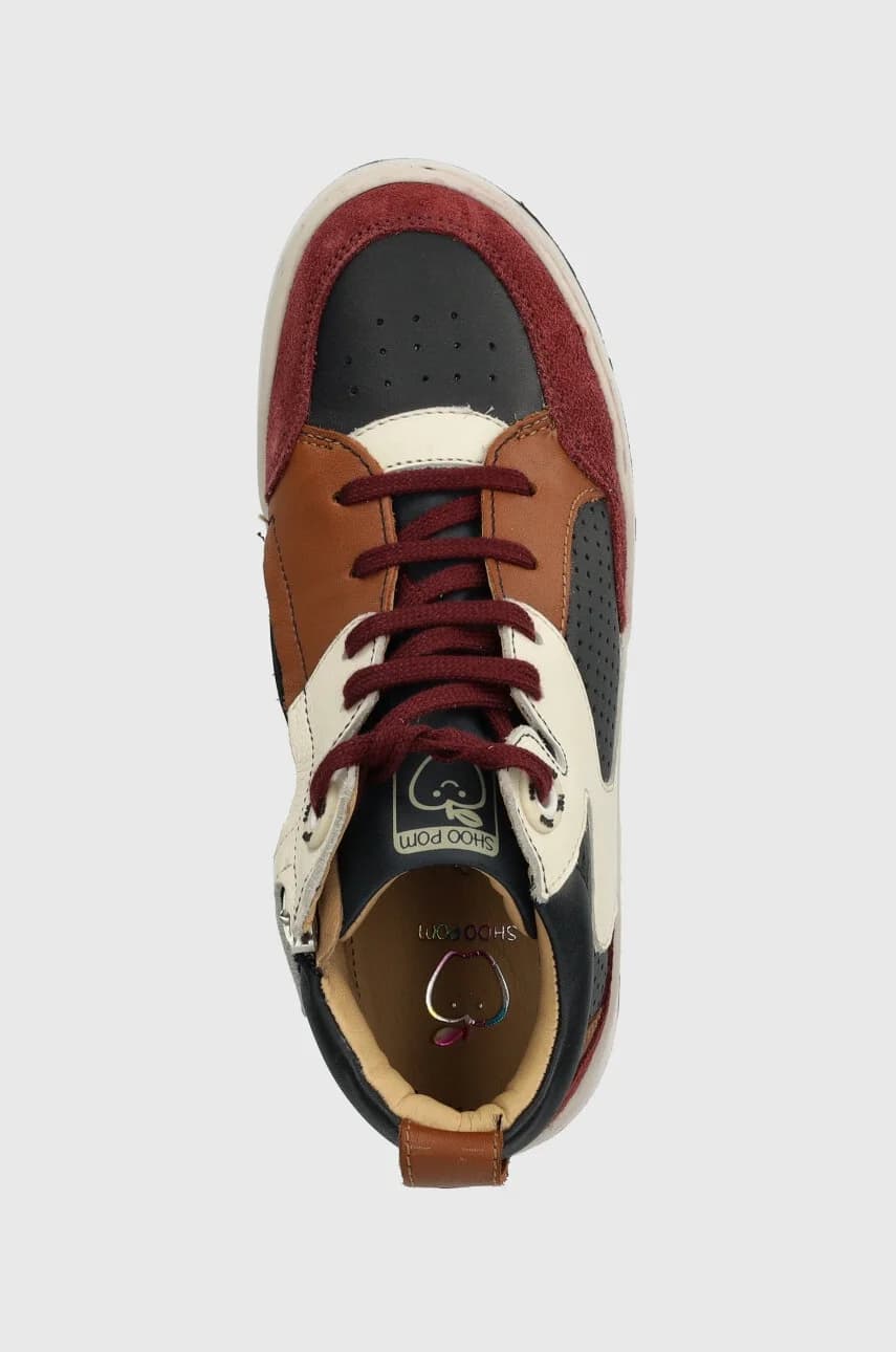 Детские кожаные кроссовки - фото 4