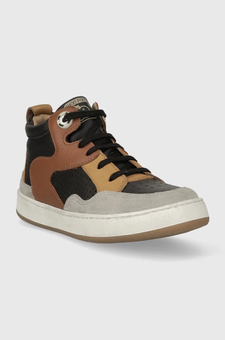 Детские кожаные кроссовки - фото 2