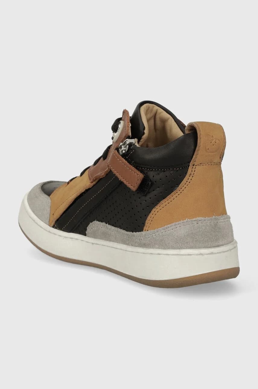 Детские кожаные кроссовки - фото 3